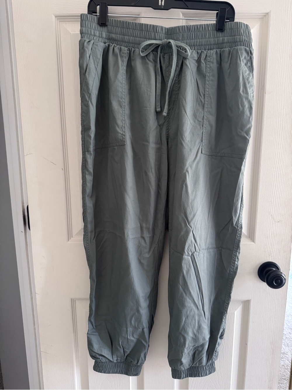 a new day Sage Green Drawstring Jogger Pants for Men